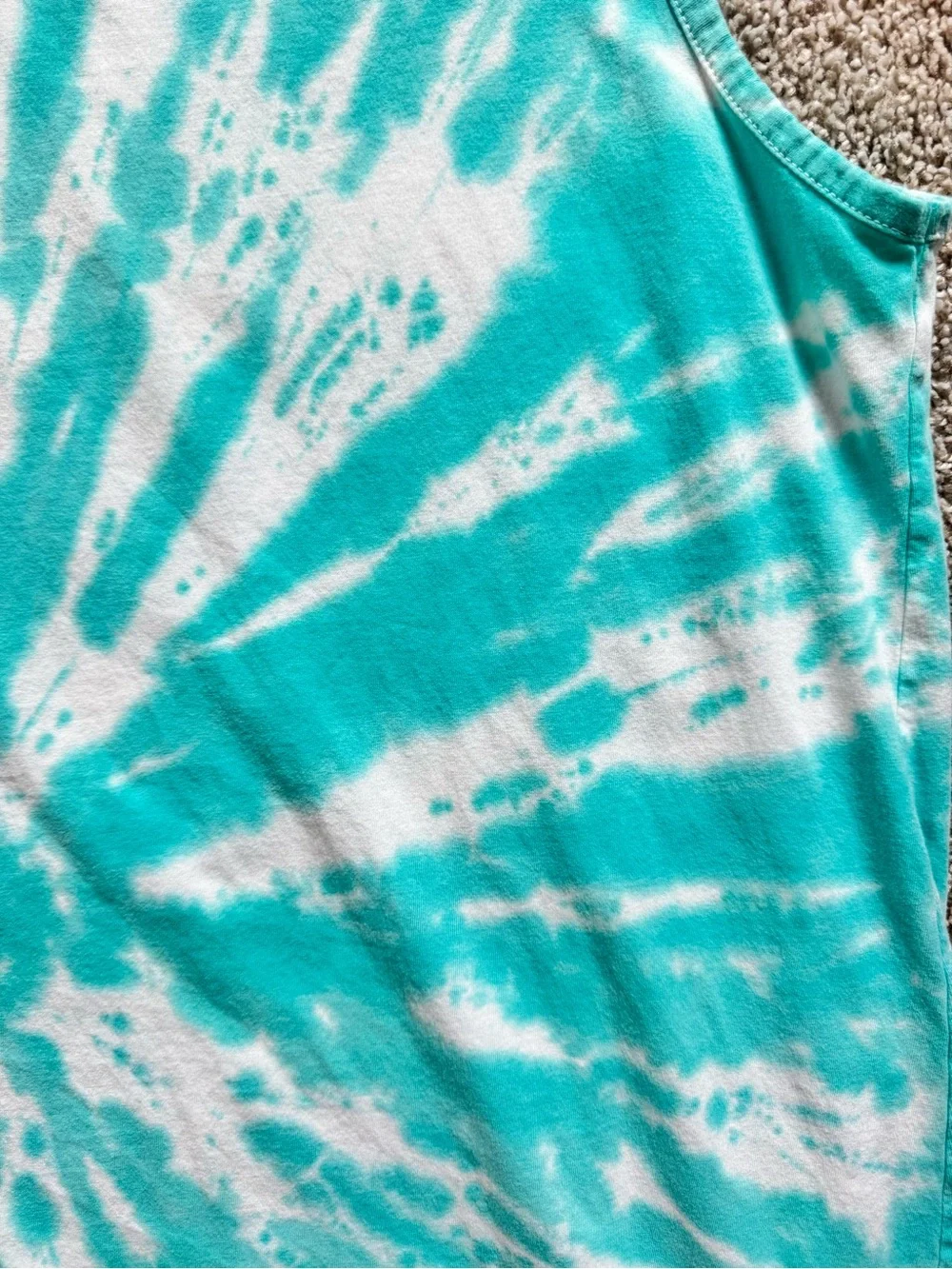 J.Crew Tie Dye Tank Dress Size Small Sleeveless Casual Summer - Picture 4 of 7